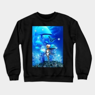 Cute playing fairy Crewneck Sweatshirt